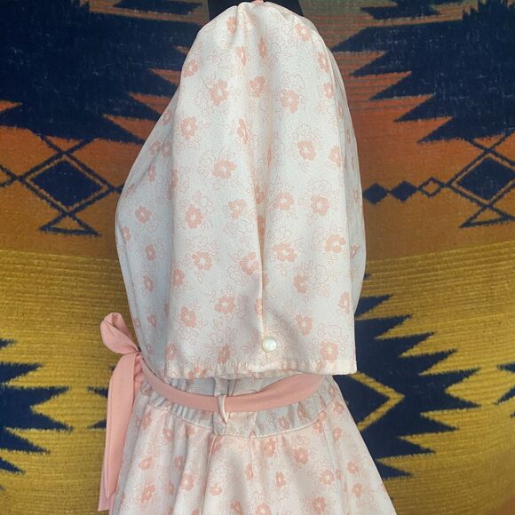 Vintage KR of NY Peplum Style Dress. Midi. Spring. Size 14. USA. 70’s/80’s. - Picture 10 of 15